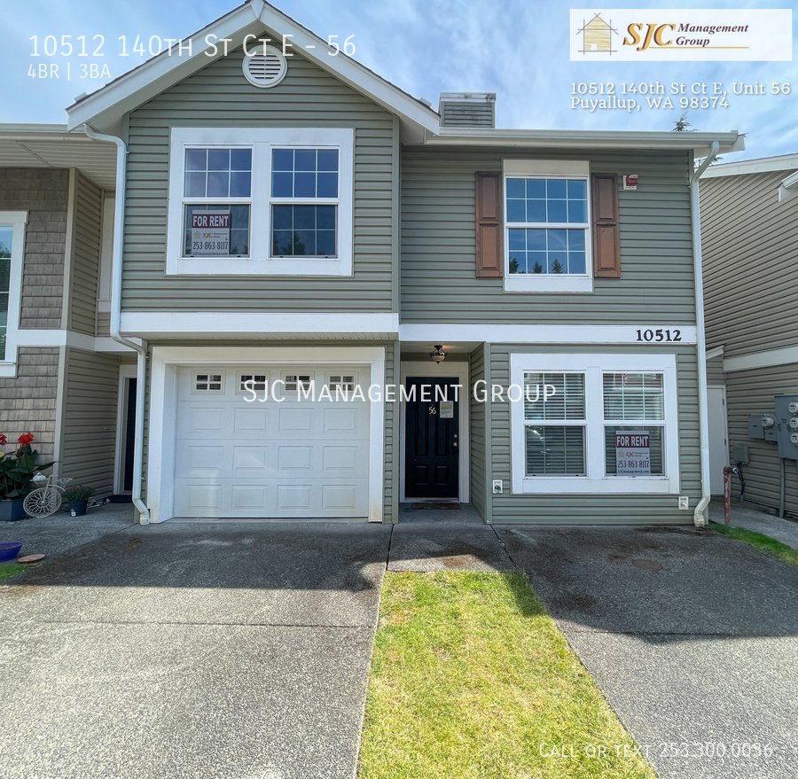 4 Bedroom 2.5 bath South Hill Townhome property image