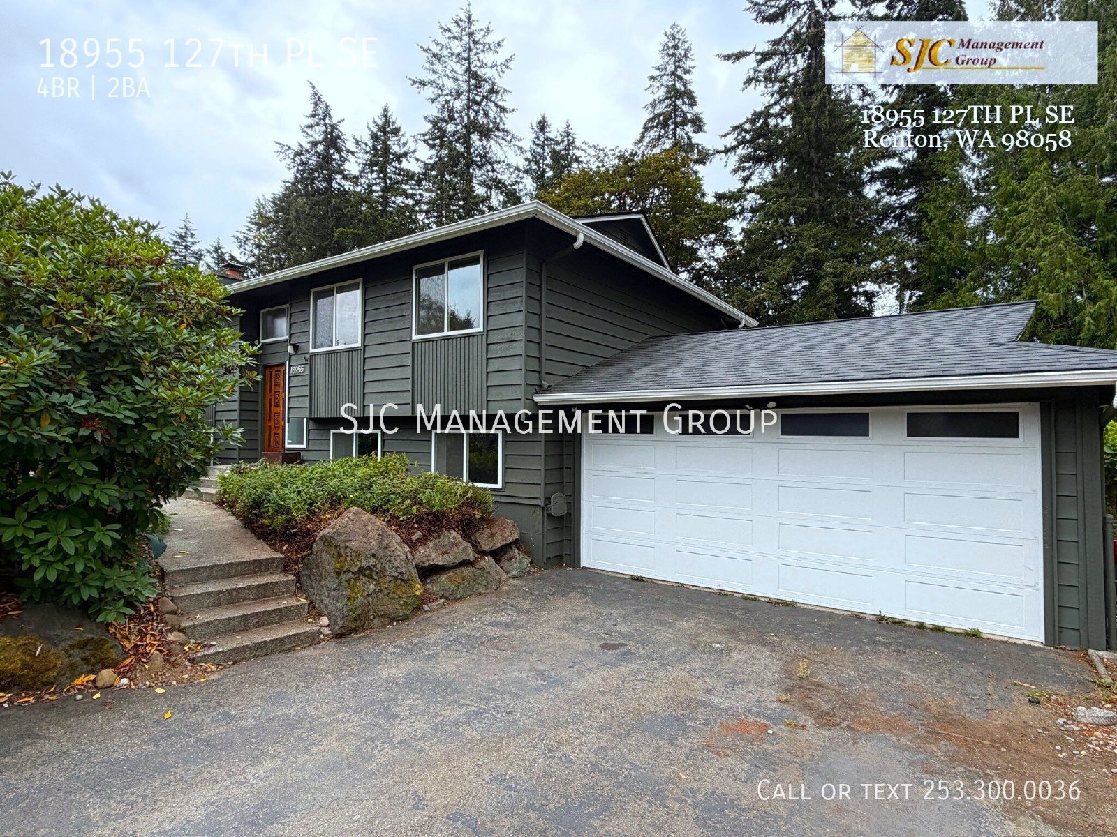 4 bedroom 1.75 bath Renton Split Level with Greenhouse property image