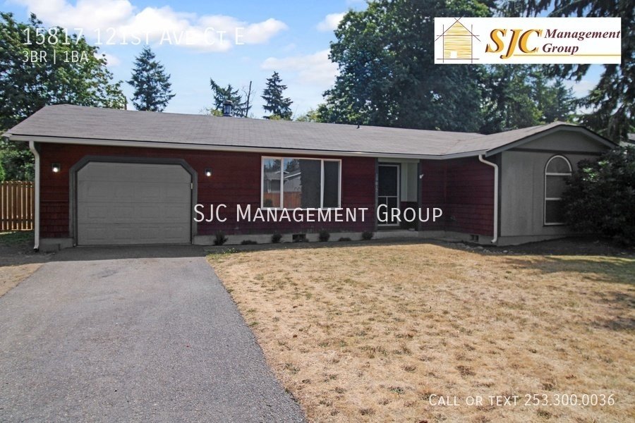 Three bedroom one bath home for rent South Hill Puyallup property image
