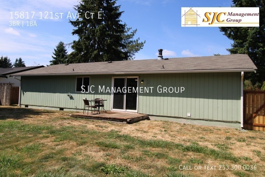 Three bedroom one bath home for rent South Hill Puyallup property image