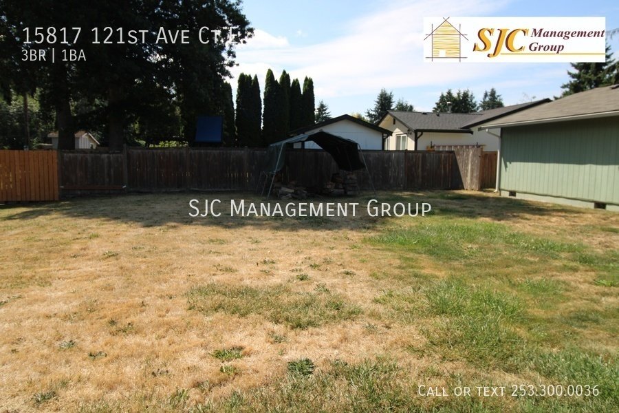 Three bedroom one bath home for rent South Hill Puyallup property image