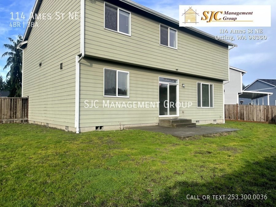 Four bedroom home for rent in Orting property image