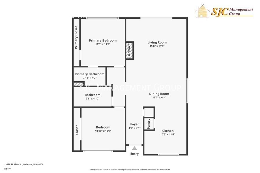 Two bedroom home for rent in Bellevue property image