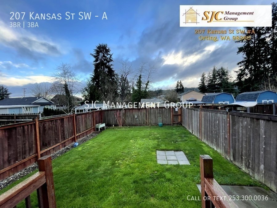 Three bedroom duplex for rent in Orting NEW PRICE! property image